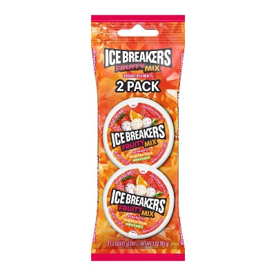 Ice Breakers Fruit Mix Flavored Sugar Free Mints - 1.5oz/2ct
