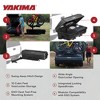 Yakima EXO SwingBase 2 Inch Hitch Base Bike Rack Storage System with HitchLock and EXO GearLocker 10 Cubic Feet Vehicle Rooftop Cargo Box, Black - 4 of 4