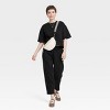 Women's Leisure Studio Short Sleeve Fleece Top - Universal Thread™ - 3 of 3