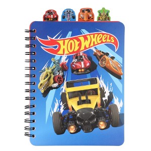 Inkology, LLC Hot Wheels 4-Tab Spiral Notebook With 160 Dotted Sheets | 6 x 9 Inches - 1 of 4