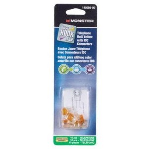 Monster 140086-00 Telephone Butt IDC Connectors, Yellow - 1 of 1