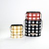 The Lakeside Collection Decorative Metal Buckets with Carrying Handles - Set of 3 - 2 of 4