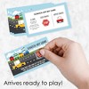 Big Dot of Happiness Cars, Trains, and Airplanes - Transportation Birthday Party Game Scratch Off Cards - 22 Count - image 2 of 4