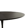 47.24"Modern Round Dining Table,Four Patchwork Tabletops with Solid Wood Grain Table Top - 3 of 4