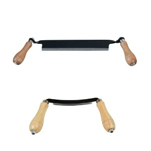 Timber Tuff 5" and 10" Straight Wood Blade Draw Shave Knife Woodworking Tools - 1 of 4