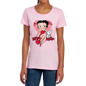 Women's Betty Boop Sweetheart T-Shirt - 1 of 4