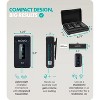 Movo WMX-2-L-DUO Dual Wireless Lavalier Microphone with Charging Case for iPhone 14 and below - 3 of 4