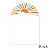 Big Dot of Happiness Retro Sunshine Thank You Cards, Here Comes The Son Party Theme, Boho Baby Shower Gratitude Letters with Envelopes - Set of 12 - 4 of 4