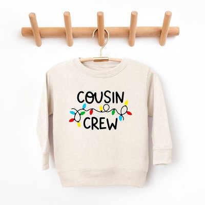 The Juniper Shop Cousin Crew Lights Youth Ultra-Soft Graphic Sweatshirt