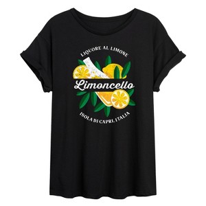 Women's - Instant Message - Limoncello Oversized Graphic T-Shirt - 1 of 4