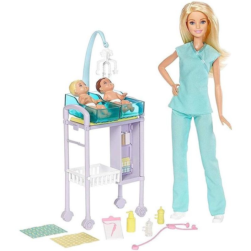 Barbie Careers - Nurse Practitioner Twin Baby Doctor - Hospital Playset, 3 of 6