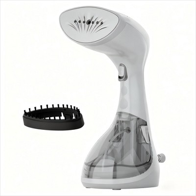 WHALL Compact Handheld Steamer with Brush, Fast Heat Up Steam Ironing, Dry Ironing, 1200W