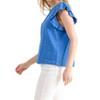 Women's Going Astray Ruffle Sleeve Tee - And The Why - 2 of 4