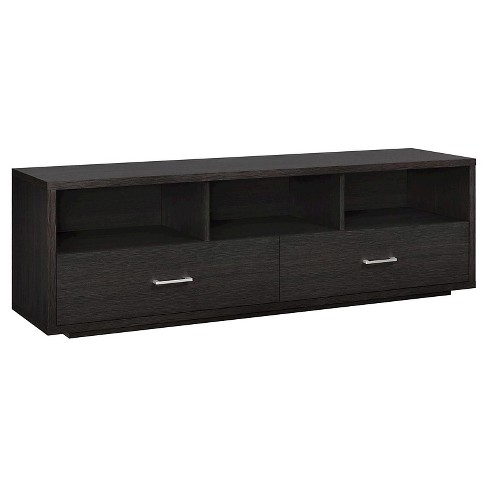 Wide Beige Gloss TV Stand with Storage - TV's up to 77 - Paloma