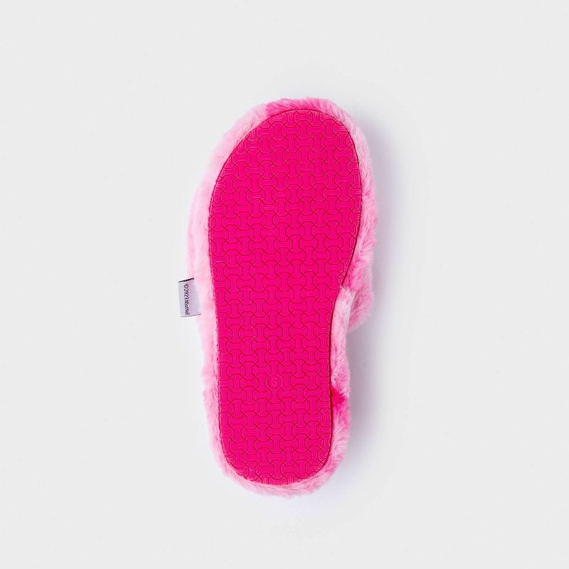 Women's Barbie X Skinnydip Heart Graphic Slippers - Pink, 4 of 7
