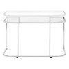 Monarch Specialties COMPUTER DESK - 48"L / GLOSSY WHITE / CHROME METAL - image 3 of 4