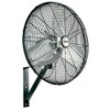 Hurricane 20 Inch Pro Commercial Grade Corded Electric Classic Oscillating Wall Mount Fan with 3 Speed Settings for Air Circulation, Black (2 Pack) - 2 of 4