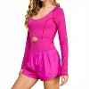 Women's Race You to It Long Sleeve Active Romper - TCEC - 2 of 3