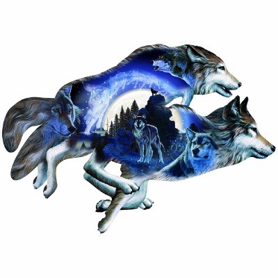 Sunsout Moonlight Warrior 1000 pc Special Shape  Jigsaw Puzzle 95497