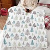 Lomsoe Christmas Throw Blanket Candy Cane Flannel Throw Blanket Super Soft Warm Bed Blanket Christmas Holiday Decor. - 4 of 4