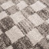 Hauteloom Benjy Cream & Charcoal Checkered Area Rug - 4 of 4
