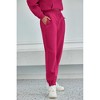 Attraco Women's Fallfreshness Unisex Airplane Model Travel Sweatpants Fleece Lined Waistband with Side Pockets Sport Pants - 3 of 4