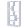 NicBex Modern 8-Shelf Bookshelf with Open Shelves,71" Tall MDF Book Rack for Bedroom,Living Room,White - 4 of 4