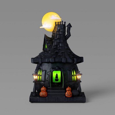 11.42" Witch Hut Halloween Decorative Prop Black - Hyde and EEK! Boutique™