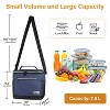Tirrinia Medium Insulated Lunch Bag for Mens Womens Kids, 20 Cans Leakproof Lunch Cooler Totes for Back to School - 3 of 4