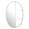Zuo Latitude Oval Shelf Mirror Antique Bronze - 2 of 3