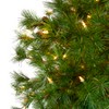 Nearly Natural 7-ft Colorado Mountain Pine Artificial Christmas Tree with 450 Clear Lights, 1453 Bendable Branches and Pine Cones - 3 of 4