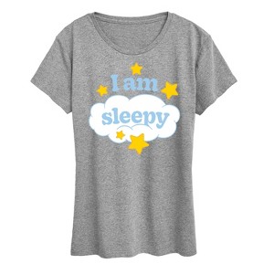 Women's - Instant Message - I Am Sleepy Short Sleeve Graphic T-Shirt - 1 of 4