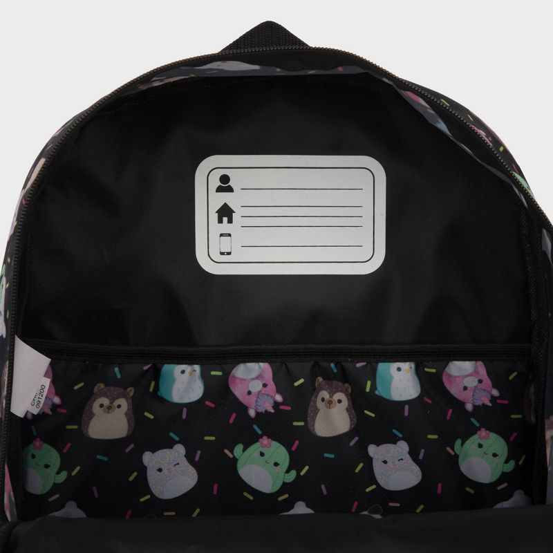 Squishmallows Kids&#39; 16&#34; Backpack - Black, 6 of 7
