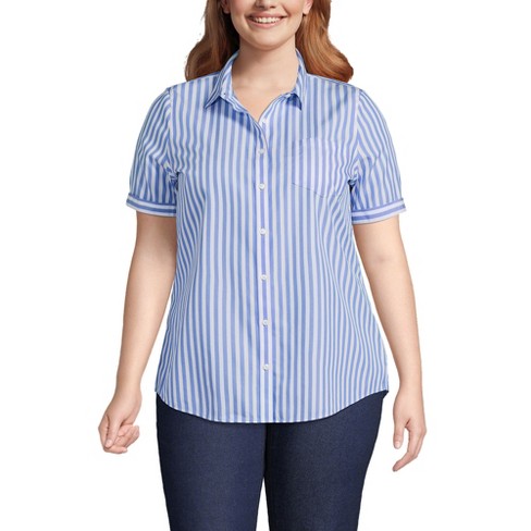 Lands end women's short sleeve shirts hotsell