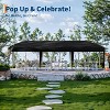 10x30 FT Heavy Duty Canopy Tent with 8 Removable Sidewalls, Portable Roller Bag, 3 Height Settings, 8 Weight Bags, 8 Stakes & 6 Guy Ropes - 2 of 4