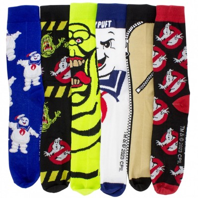 Adult Ghostbusters Assorted 6-Pack Crew Socks