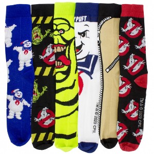 Adult Ghostbusters Assorted 6-Pack Crew Socks - 1 of 4