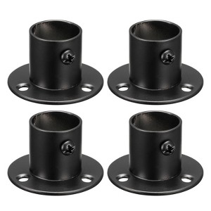 Unique Bargains Stainless Steel Adjustable Corrosion Resistance Rod Holder Support Brackets - 1 of 4