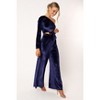 Petal and Pup Womens Avery Velvet Jumpsuit - 2 of 4