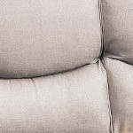 beige cushion/brown wicker