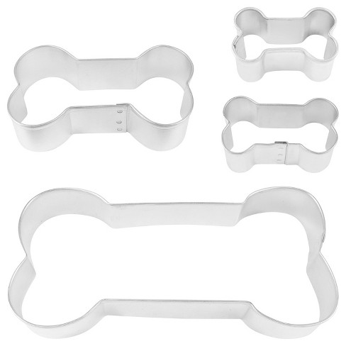 R M International Dog Bone 4 Piece Cookie Cutter Set