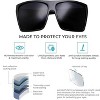 grinderPUNCH Kids Nerd Glasses Clear Lens Geek Fake for Costume Children's (Age 3-10) Black - 4 of 4