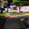 SEVOBAL Grill Cookware Portable Foldable BBQ Grill, Compact Charcoal for Camping, Travel, Lightweight Outdoor Cooking, Black, 17"*11"*15" - 3 of 4