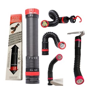 FUSO FUSOV51001000 All-in-One Handsfree High Power LED Flexible, Magnetic and Clampable Flashlight, 110 lm, Red - 1 of 4