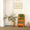 Tangkula 2-Tier Raised Garden Bed with Trellis Wooden Planter Container with 2 Planter Boxes for Climbing Plants Flower Herb Growing - 3 of 4
