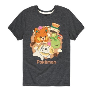 Boys' - Pokémon - Cafe Group Short Sleeve Graphic T-Shirt - 1 of 4