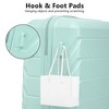 Gulches 20"/24"/28" 3 pcs/set in ABS Spinner Wheel Luggage, Matching Color , With Combination Lock (Mint Green) - 3 of 4