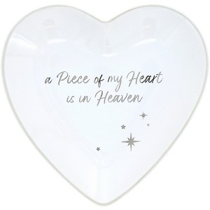 Pavilion Gift Company - In Heaven - 4.5" Heart Keepsake Dish - Decorative Trays and Platters - 1 of 4