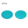 Unique Bargains Sewing Resin Round Flat 4-Hole Replacement Craft Buttons 20 Pcs - 3 of 4