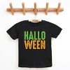 Halloween Bright Distressed - Youth Short Sleeve Graphic T-Shirt and Toddler Short Sleeve Graphic T-Shirt - 2 of 3